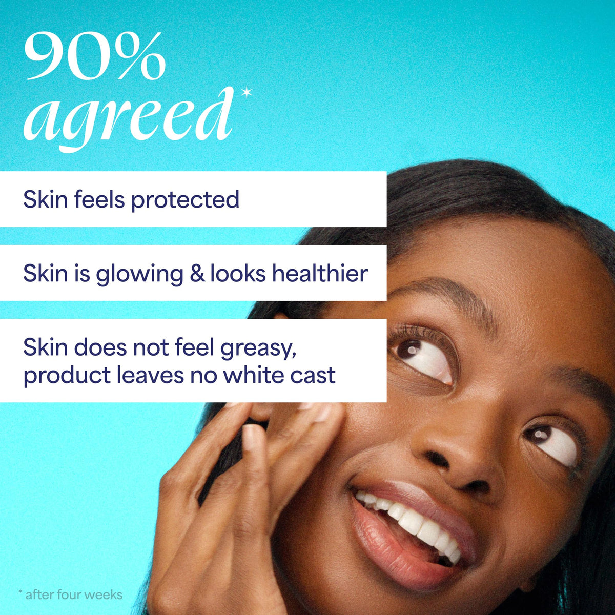 Close-up of TULA sunscreen gel texture