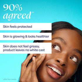 Close-up of TULA sunscreen gel texture