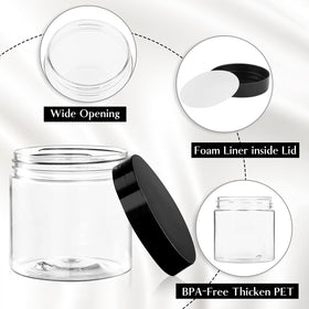 Close-up of TUZAZO 4 Oz container lid and foam gasket