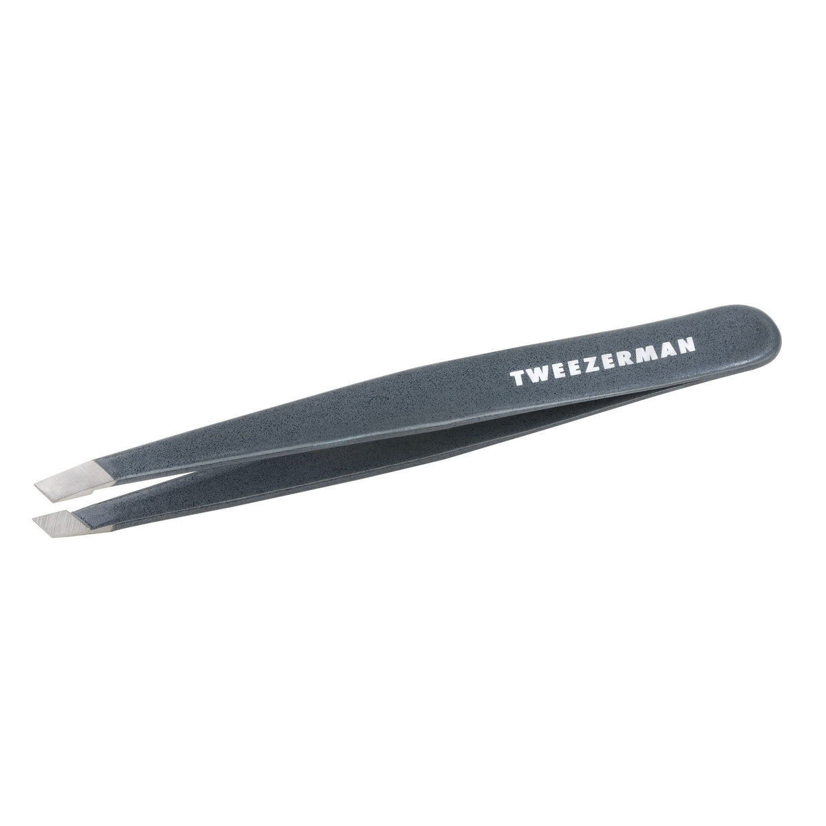 Close-up of Tweezerman Slant Tweezer tips