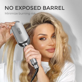 Close-up of TYMO Curling Iron barrel with T-GLOSS coating
