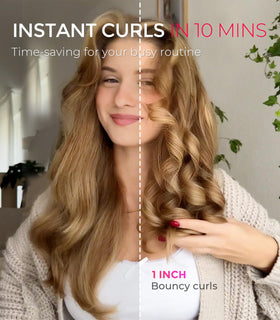 Close-up of TYMO CurlPro curling iron barrel
