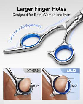 Close-up of ULG Hair Cutting Scissors sharp blades
