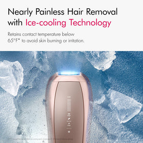 Close-up of Ulike Air 10 IPL hair removal device cooling feature