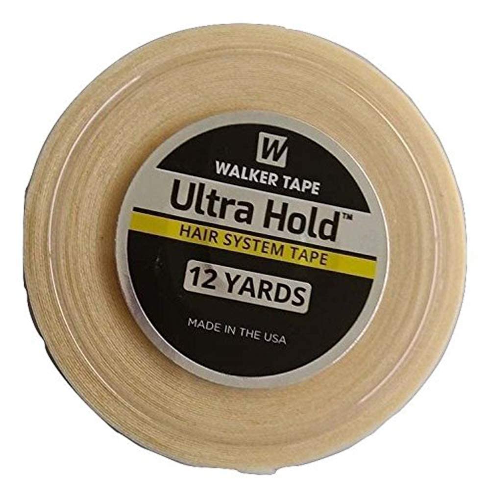 Close-up of Ultrahold Hair System Tape showing clear finish