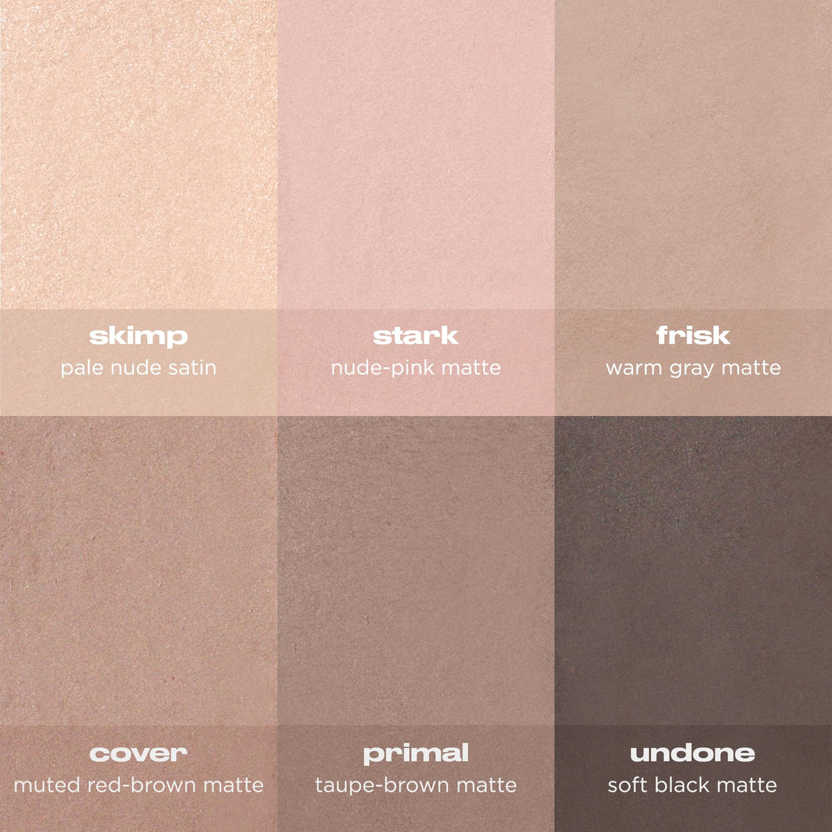 Close-up of URBAN DECAY Naked2 Basics shade Frisk