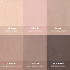 Close-up of URBAN DECAY Naked2 Basics shade Frisk