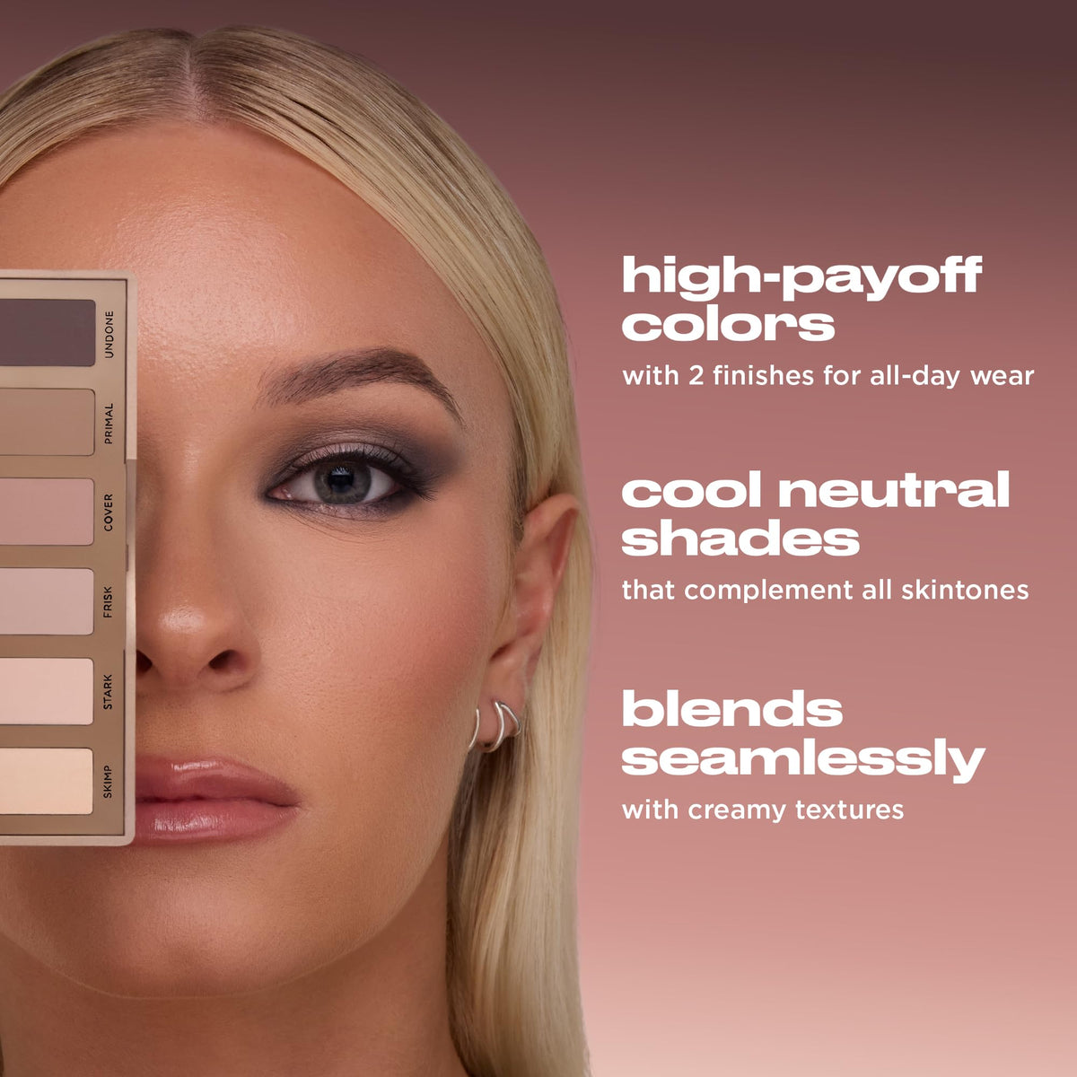 Close-up of URBAN DECAY Naked2 Basics shade Skimp