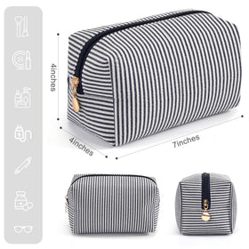 Close-up of UUYUUY makeup pouch zipper