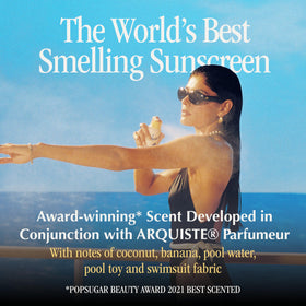 Close-up of VACATION Classic SPF 30 Sunscreen Spray nozzle