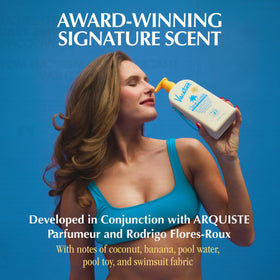 Close-up of VACATION Classic SPF 50 Sunscreen Lotion texture