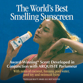Close-up of VACATION Mini Classic SPF 50 Sunscreen Lotion texture