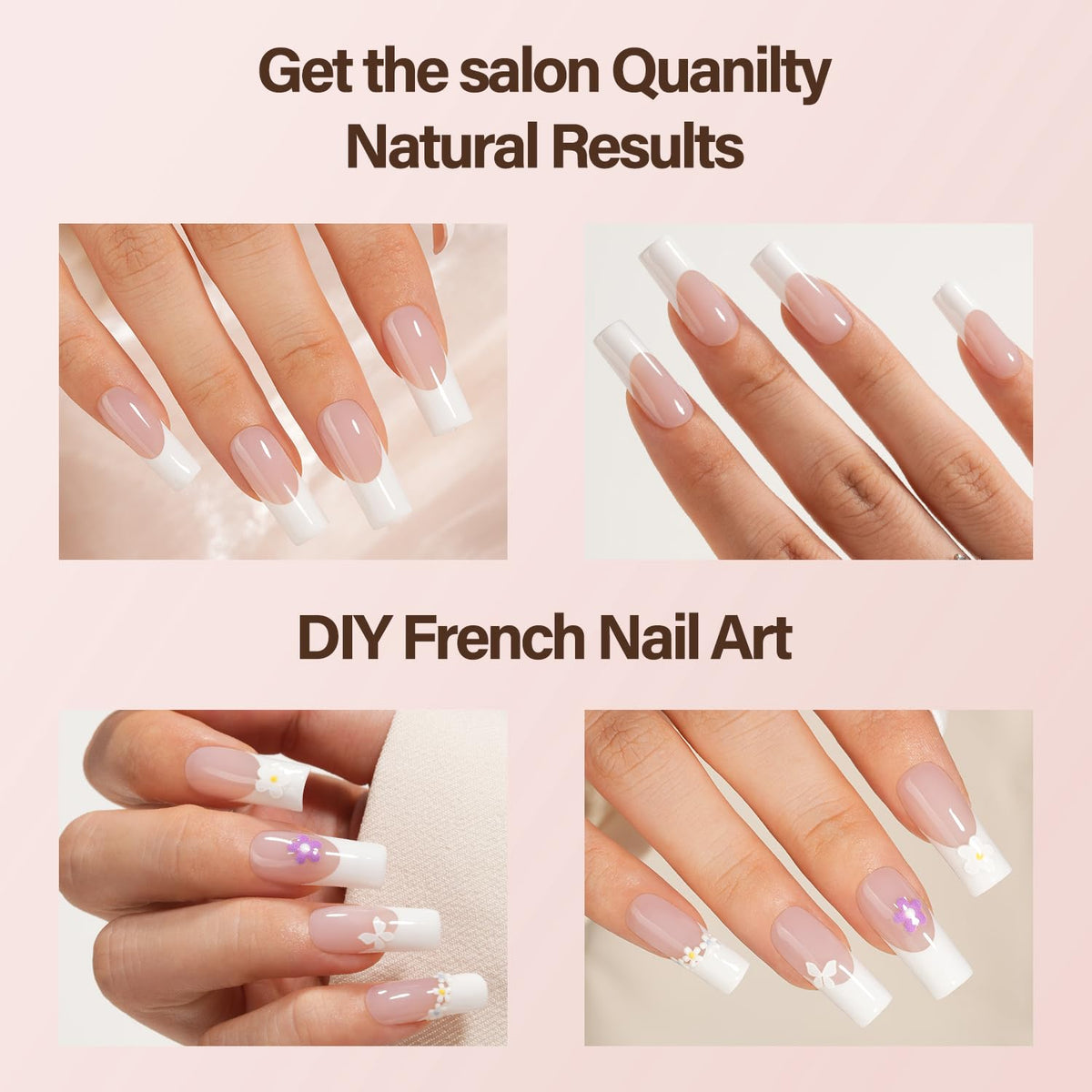 Close-up of Vansiho soft gel nail tips