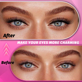 Close-up of Veleasha Fluffy False Eyelashes Cat Eye Lash Strips