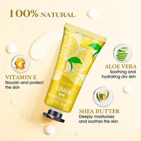 Close-up of VISCOO hand cream tubes in assorted scents