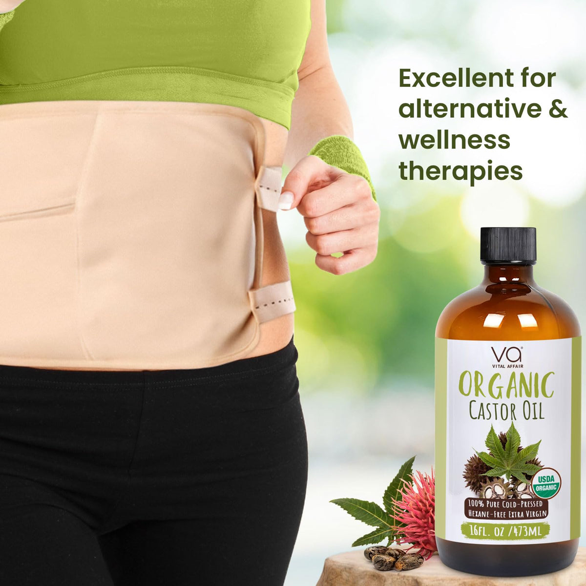 Close-up of VITAL AFFAIR castor oil texture