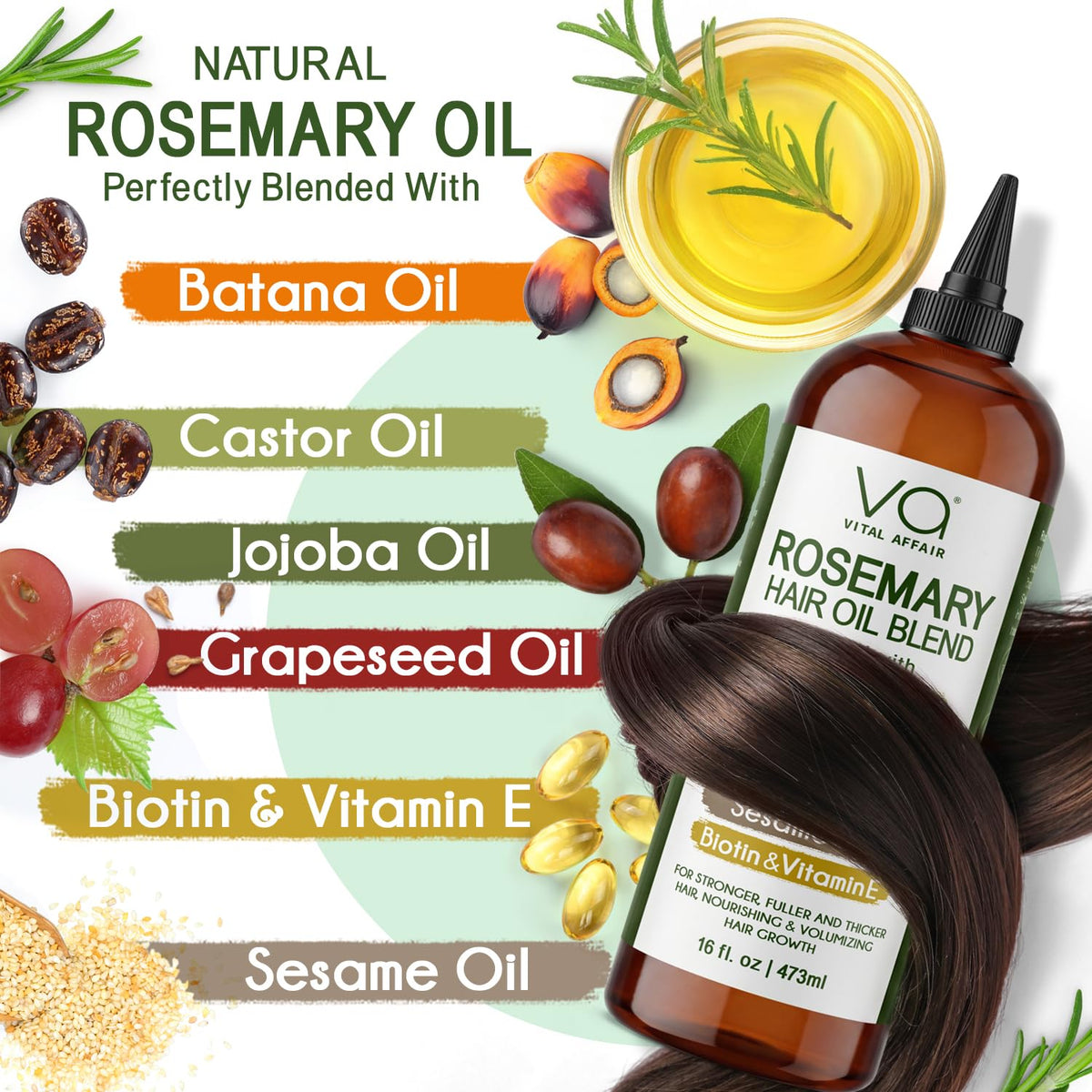 Close-up of VITAL AFFAIR Rosemary Oil ingredients