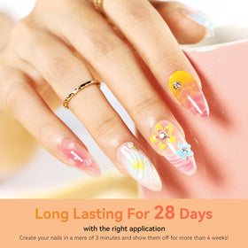 Close-up of watercolor effect created with Blooming Gel