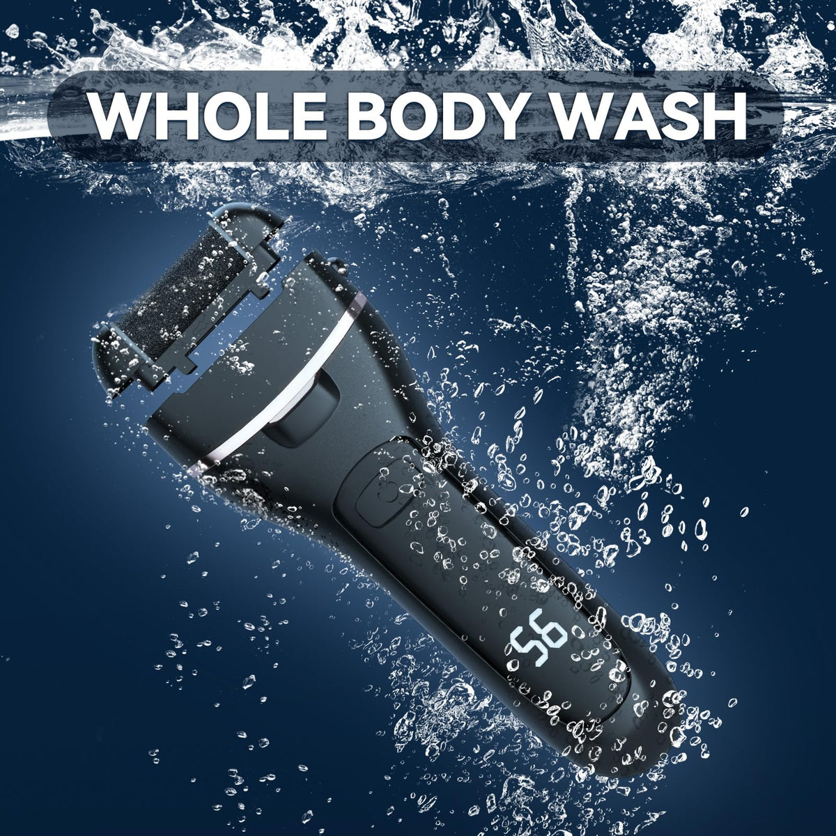 Close-up of Wea&Hea roller heads for foot care