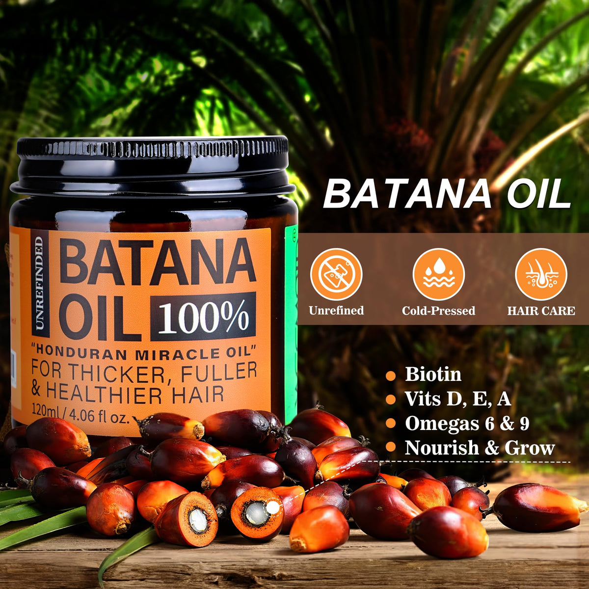 Close-up of WEEMOTD Batana Oil texture on hand