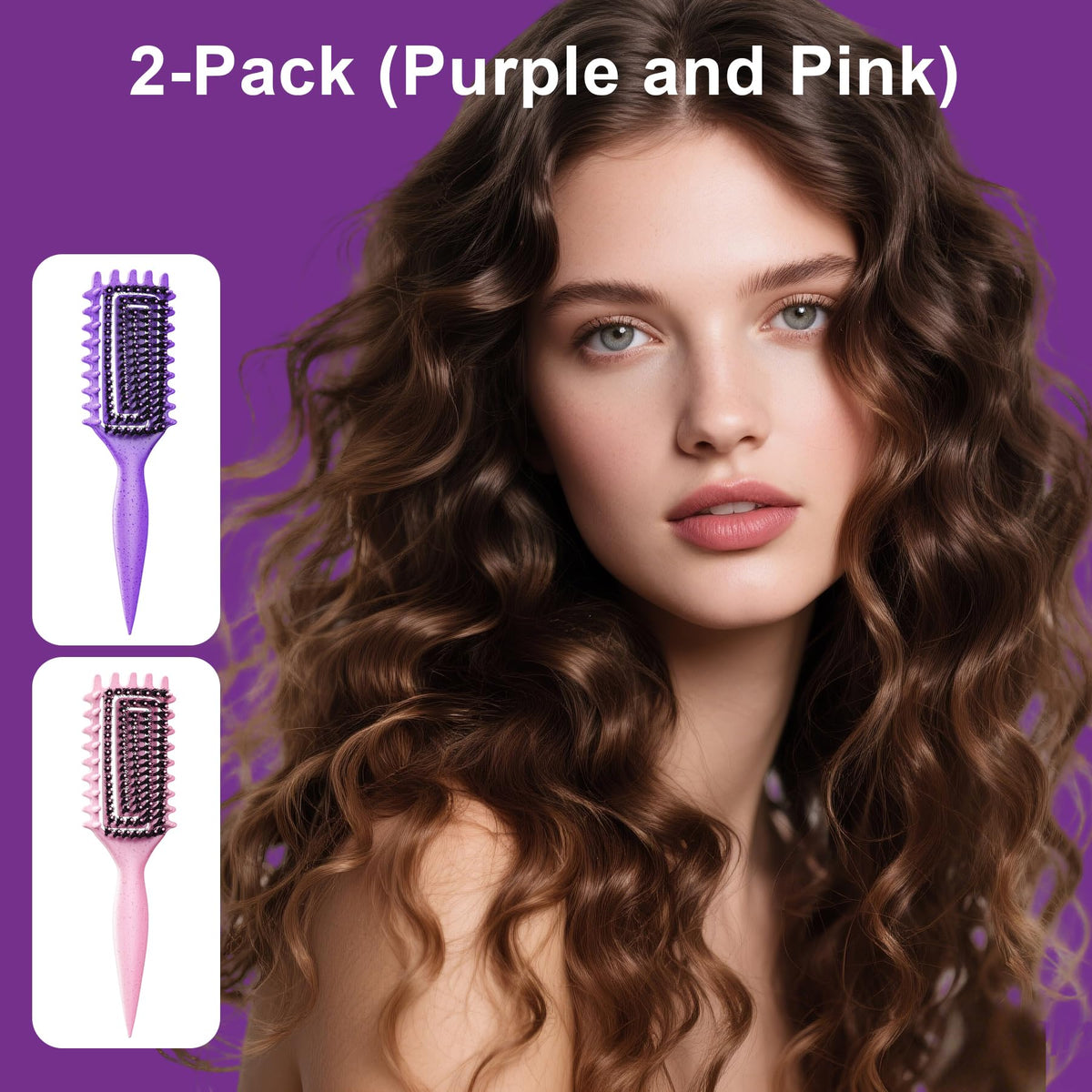 Close-up of Weldilgit Curl Brush bristles and design