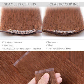 Close-up of Wennalife Clip In Hair Extensions texture