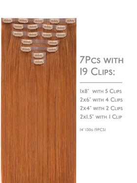 Close-up of Wennalife hair extension clips and silicone base