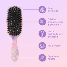Close-up of Wet Brush Shine support bristles