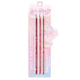 close-up of wet n wild Hello Kitty lip liner pencil in bright nude pink