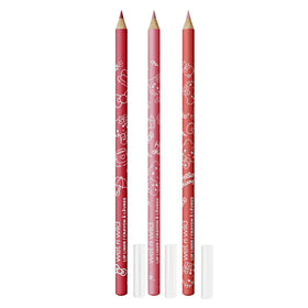 close-up of wet n wild Hello Kitty lip liner pencil in rosy brown nude