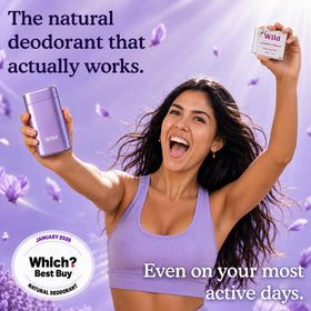 Close-up of Wild Natural Deodorant Fresh Cotton & Sea Salt scent