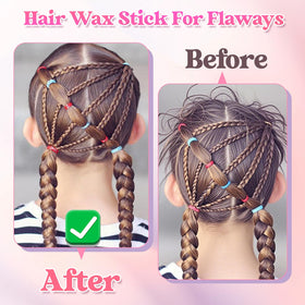 Close-up of Xinfox hair wax stick with milky white texture