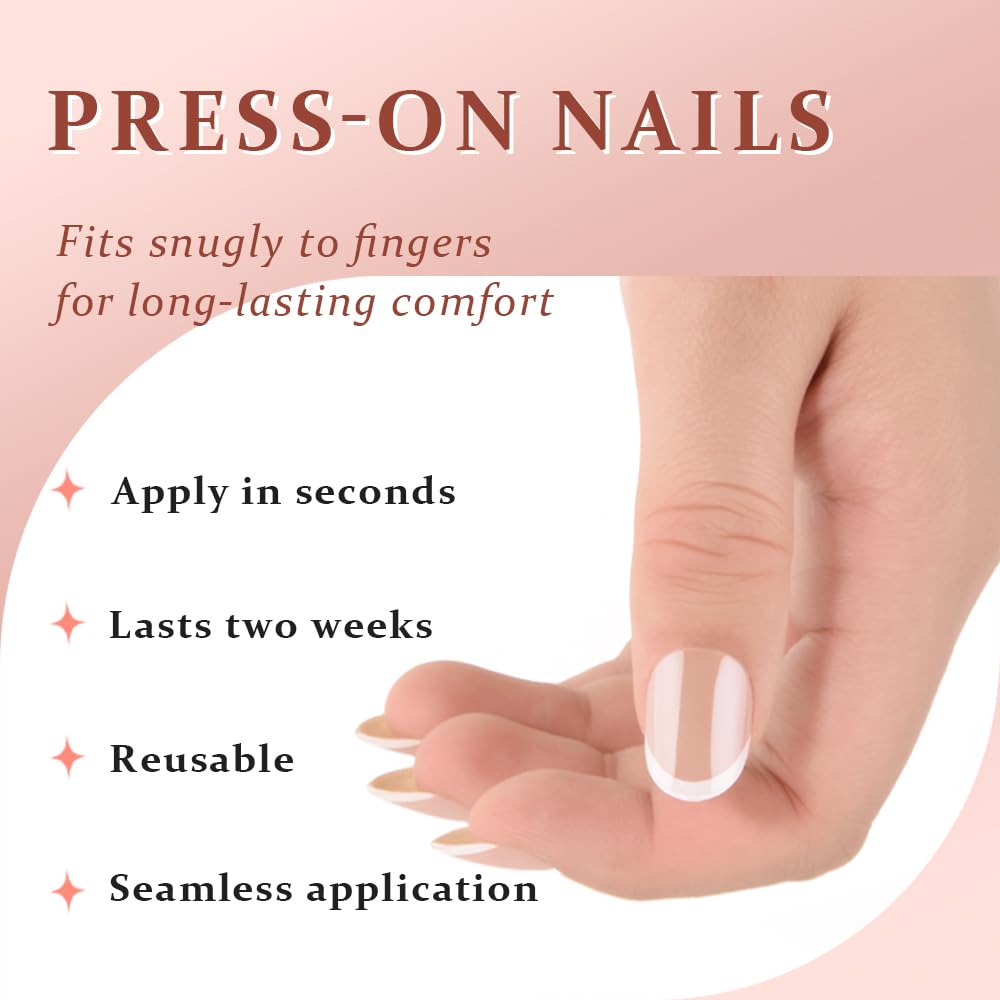 Close-up of XZMeiLun chrome press on nails with jelly adhesive tabs