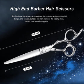 Close-up of YASAKA scissors blade showcasing precision sharpening
