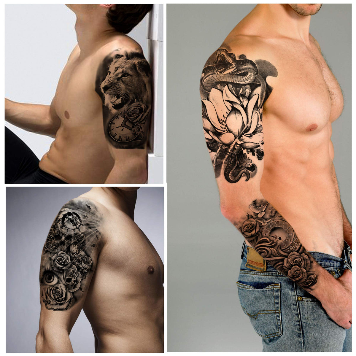 Close-up of Yazhiji waterproof temporary tattoo detail