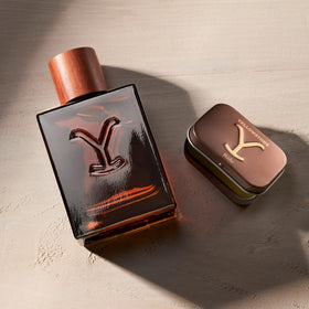 Close-up of Yellowstone Ride cologne notes
