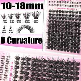 Close-up of YIDUO Manga spiky lashes in kit