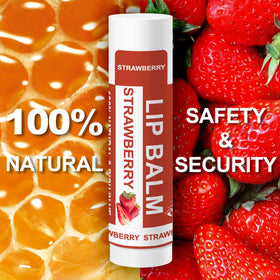 Close-up of Yopela lip balm with beeswax and natural ingredients