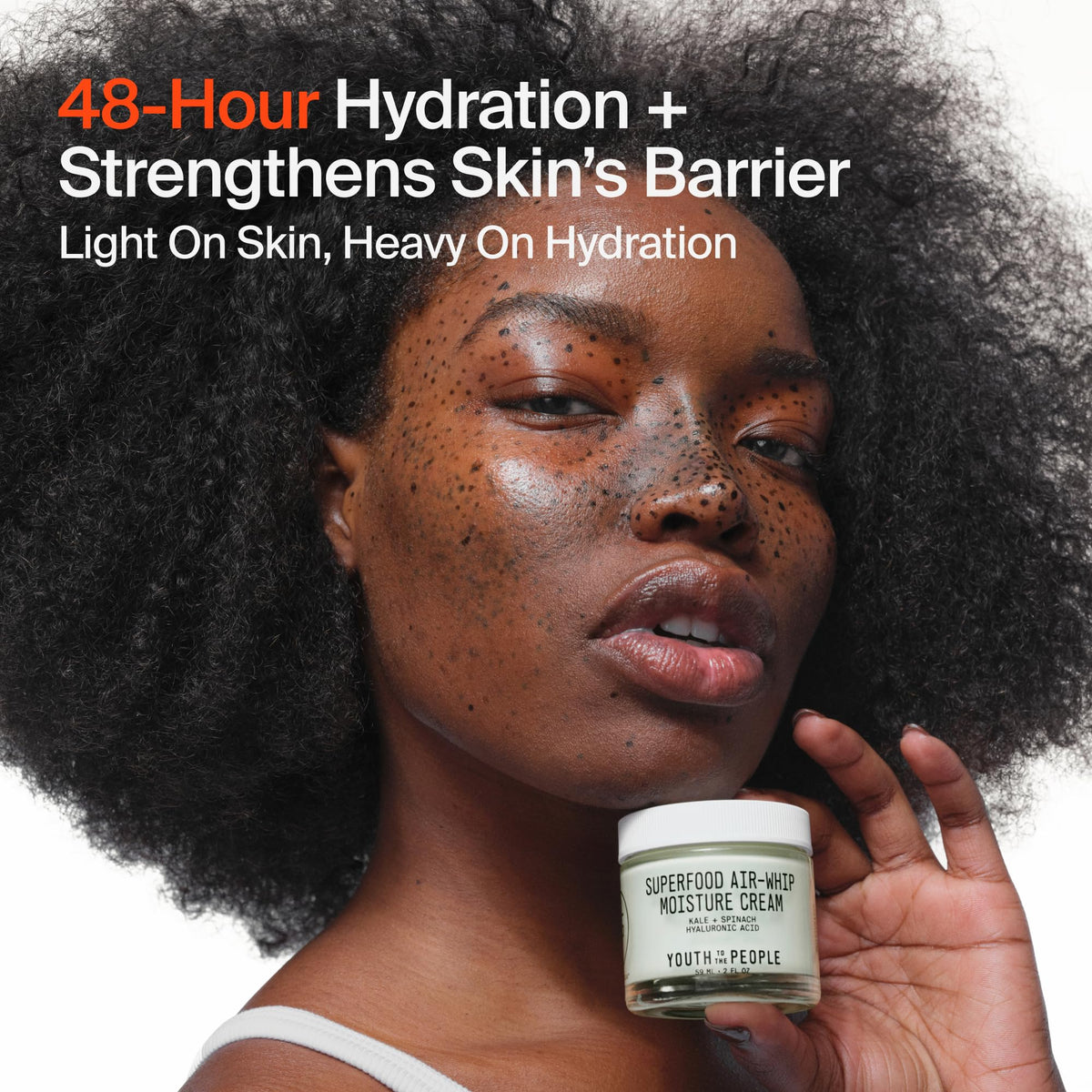 Close-up of Youth To The People Superfood Air-Whip Moisturizer texture