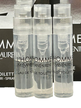 Close-up of Yves Saint Laurent L'Homme EDT spray nozzle