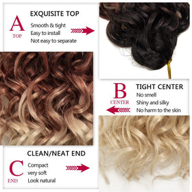 Close-up of YXCHERISHAIR GoGo Curl texture