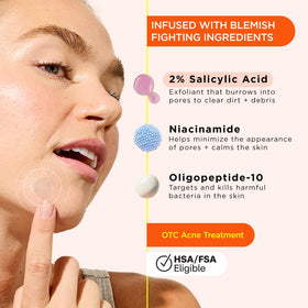 Close-up of ZitSticka Killa Acne Extra Strength Microdart Pimple Patch