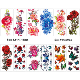 Close-up of Zomme temporary tattoo application process