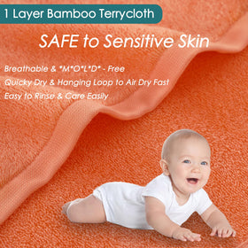 Close-up view of JEFFSUN soft face towel texture