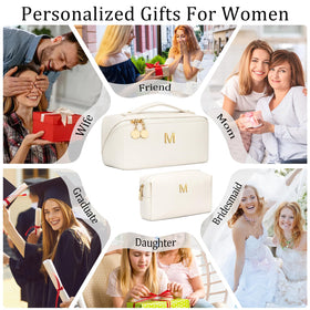 CLOUDWINGS makeup bag open showing spacious compartments