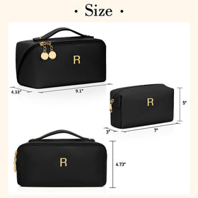 CLOUDWINGS makeup organizer with gold-toned hardware