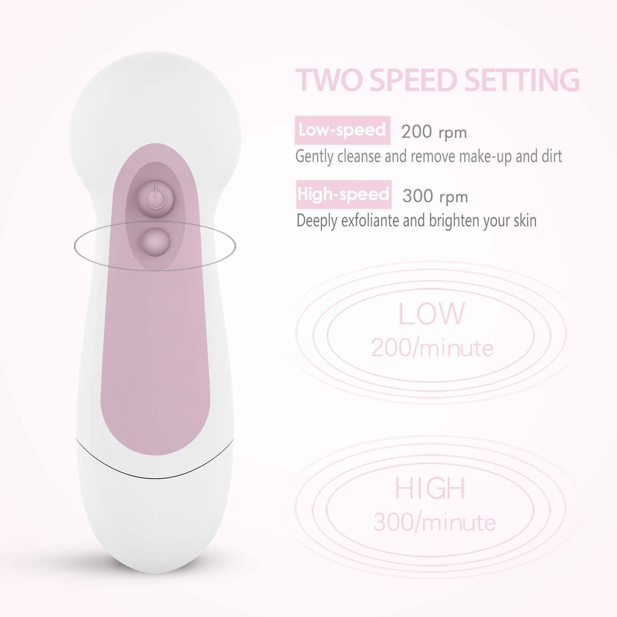 CLSEVXY facial cleansing brush in a bathroom setting