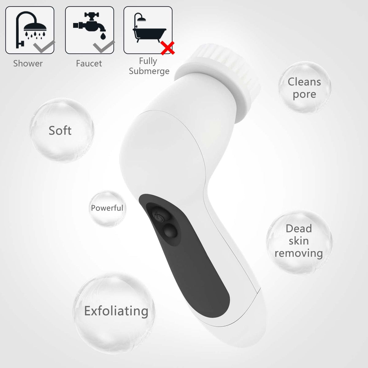 CLSEVXY facial cleansing brush set packaging