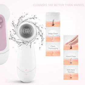 CLSEVXY facial cleansing brush showing bristle head