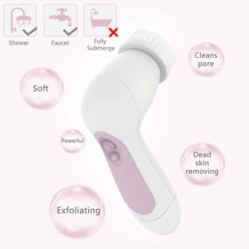 CLSEVXY facial cleansing brush with rolling massage head